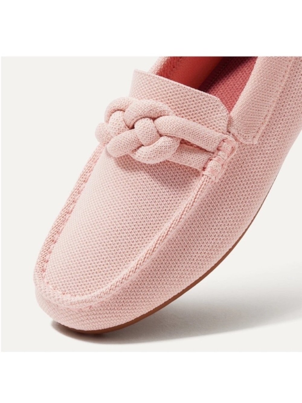 Rothy’s The Braid Driver Loafer Cakepop Pink Size 11.5 NIB Sustainable Knit - Picture 3 of 16